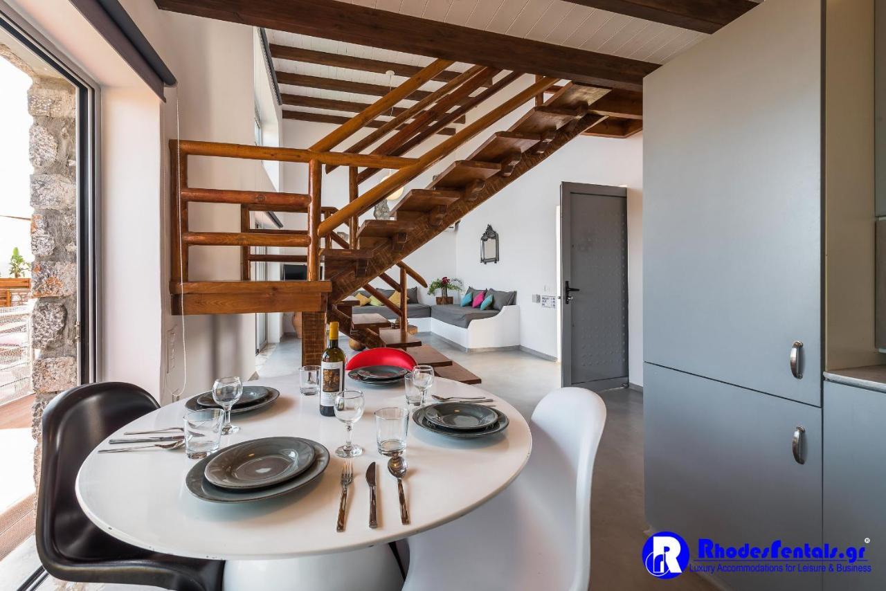 Lindos Seastone Villas Lárdosz Kültér fotó